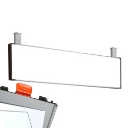 Cartello modulare intercambiabile con sistema a soffitto signcode color ceiling 210x600 mm HxB BR-marrone-RAL8019 Cartello modulare intercambiabile con sistema a soffitto signcode color ceiling 210x600 mm HxB BR-marrone-RAL8019