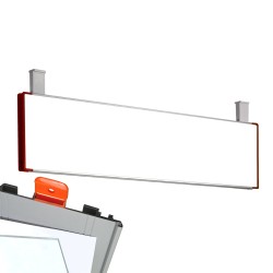 Cartello modulare intercambiabile con sistema a soffitto signcode color ceiling 210x1000 mm HxB RE-rosso-RAL3020 Cartello modulare intercambiabile con sistema a soffitto signcode color ceiling 210x1000 mm HxB RE-rosso-RAL3020