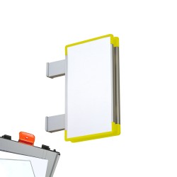 Cartello modulare intercambiabile con sistema a bandiera signcode color flag 297x297 mm HxB YE-giallo-RAL1023 Cartello modulare intercambiabile con sistema a bandiera signcode color flag 297x297 mm HxB YE-giallo-RAL1023