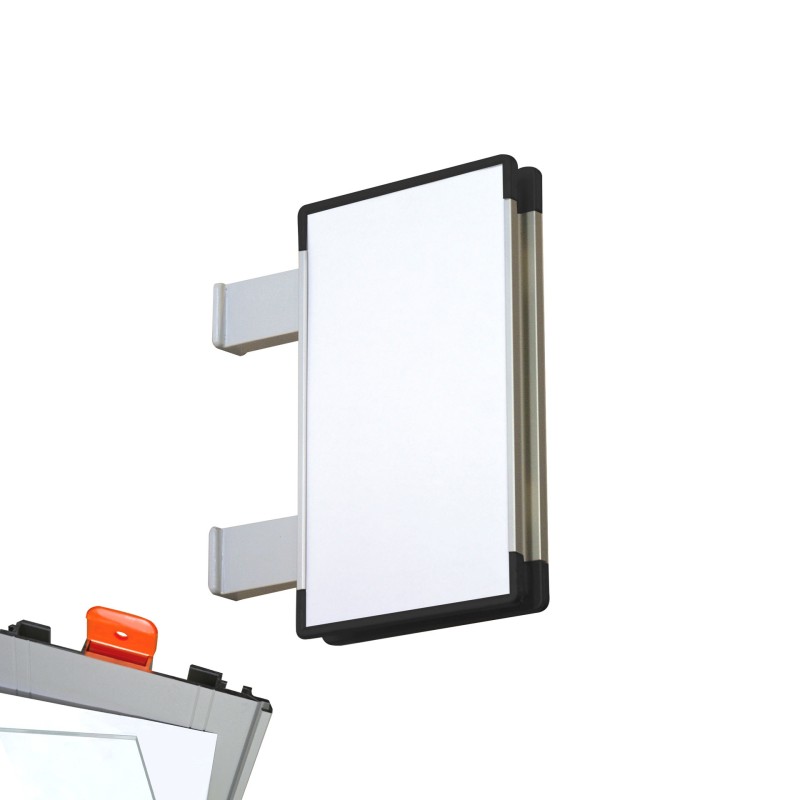 Cartello modulare intercambiabile con sistema a bandiera signcode color flag 297x148 mm HxB AC-antracite-RAL7016