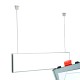 Cartello modulare intercambiabile a sospensione signcode color suspension 210x420 mm HxB LG-grigio chiaro-RAL7035 Cartello modulare intercambiabile a sospensione signcode color suspension 210x420 mm HxB LG-grigio chiaro-RAL7035