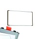 Cartello modulare intercambiabile a parete signcode color wall 105x297 mm HxB BR-marrone-RAL8019