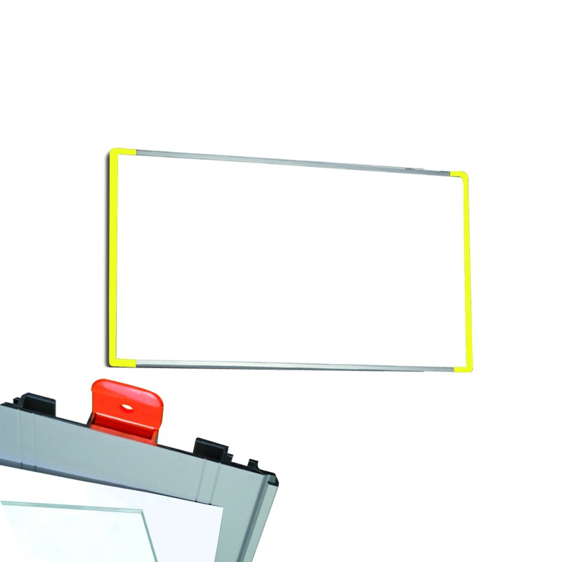 Cartello modulare intercambiabile a parete signcode color wall 105x297 mm HxB YE-giallo-RAL1023