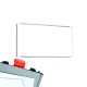 Cartello modulare intercambiabile a parete signcode color wall 105x420 mm HxB WH-bianco-RAL9016