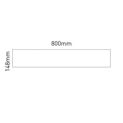 Cartello modulare intercambiabile a parete, alluminio anodizzato signcode wall 148x800 mm HxB Cartello modulare intercambiabile a parete, alluminio anodizzato signcode wall 148x800 mm HxB