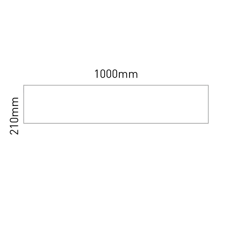 Cartello modulare intercambiabile a parete, alluminio anodizzato signcode wall 210x1000 mm HxB Cartello modulare intercambiabile a parete, alluminio anodizzato signcode wall 210x1000 mm HxB
