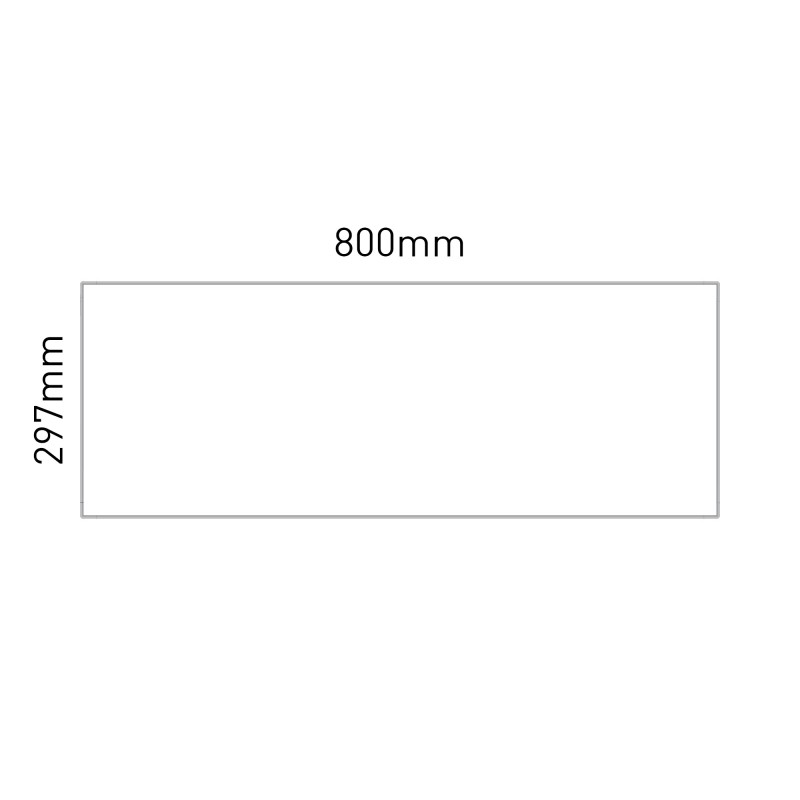 Cartello modulare intercambiabile a parete, alluminio anodizzato signcode wall 297x800 mm HxB Cartello modulare intercambiabile a parete, alluminio anodizzato signcode wall 297x800 mm HxB