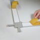 sistema invisibile per fissaggio grandi pannelli backframe modulare