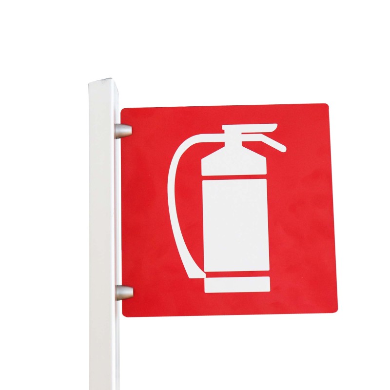 segnalatore autoportante per estintori fireman