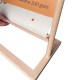supporto per la stampa da terra in legno di faggio Wood Stand Design 1950x850 mm