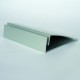 profilo ad incastro per espositore da banco base in alluminio snapin 500 mm