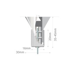 tirante per cavi soistes fix