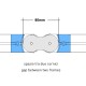 connettore per framframe floor/silentart framframe multi 1900mm connettore per framframe floor/silentart framframe multi 1900mm
