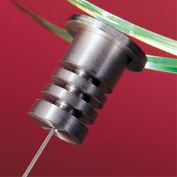 tirante in acciaio per cavi con sistema a brugola fisso steel plus