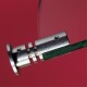 morsetto a bandiera in acciaio per parete o soffitto fisso steel uniplus