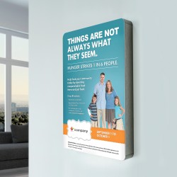 cornice in acciaio per banner in tessuto steel frame