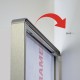 cornice in acciaio per banner in tessuto steel frame