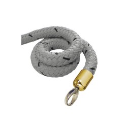 stopper tex corda grigia, morsetto ottone tex corda grigia+ottone stopper tex corda grigia, morsetto ottone tex corda grigia+ottone