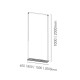 supporto bifacciale per stampa in tessuto sako 2000x2000 mm HxB