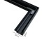 cornice in alluminio per banner in tessuto tiny frame nero 500x500mm HxB