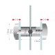 connettore bifacciale, sistema a brugola fisso univers mini connettore bifacciale, sistema a brugola fisso univers mini