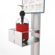 Portadispenser in alluminio anodizzato Portadispenser e portainfo regolabile Portadispenser in alluminio anodizzato Portadispenser e portainfo regolabile