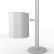 Portadispenser in alluminio anodizzato Portadispenser e portainfo regolabile Portadispenser in alluminio anodizzato Portadispenser e portainfo regolabile