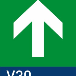 Segnaletica di sicurezza in vetro temperato safepix wall quadro 250x250 mm V30 Segnaletica di sicurezza in vetro temperato safepix wall quadro 250x250 mm V30