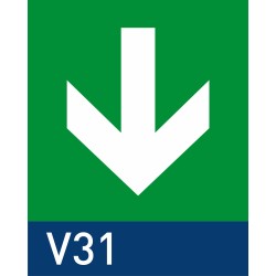 segnaletica di sicurezza a bandiera o a soffitto safepix flag quadro 200x200 mm V31 segnaletica di sicurezza a bandiera o a soffitto safepix flag quadro 200x200 mm V31