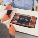 Tappetino pubblicitario da banco windo desk A4