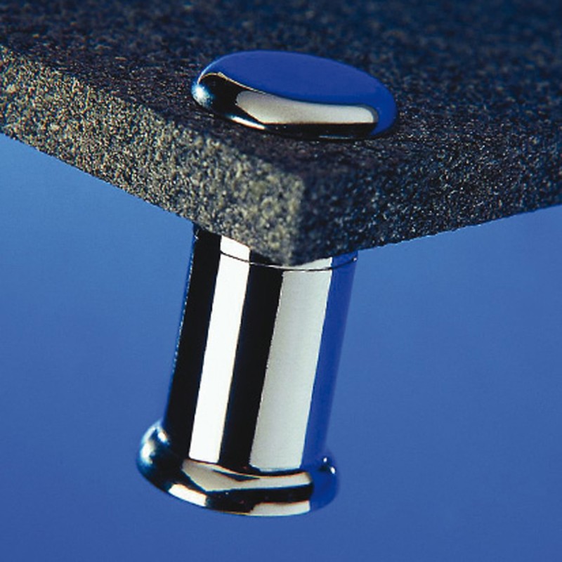 fissaggio in ottone cromato fisso zoom cromo 20x27 mm HxB fissaggio in ottone cromato fisso zoom cromo 20x27 mm HxB