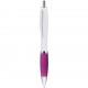 Penna a sfera in plastica e metallo fucsia personalizzata B11006FU Penna a sfera in plastica e metallo fucsia personalizzata B11006FU