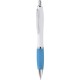 Penna a sfera in plastica e metallo blu sky personalizzata B11006SK