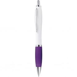 Penna a sfera in plastica e metallo viola personalizzata B11006VL Penna a sfera in plastica e metallo viola personalizzata B11006VL