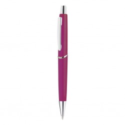 Penna a sfera in plastica e metallo fucsia personalizzata B11008FU Penna a sfera in plastica e metallo fucsia personalizzata B11008FU