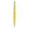 Penna a sfera in plastica e metallo gialla personalizzata B11008G