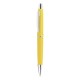 Penna a sfera in plastica e metallo gialla personalizzata B11008G