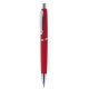 Penna a sfera in plastica e metallo rossa personalizzata B11008R