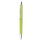 Penna a sfera in plastica e metallo verde acido personalizzata B11008VA