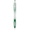 Penna a sfera in plastica verde personalizzata B11009V