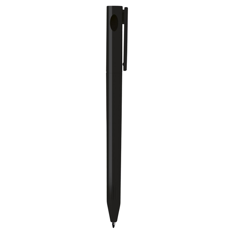 Penna a sfera in plastica nera personalizzata B11011N