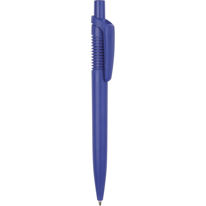 Penna a sfera in plastica blu royal personalizzata B11017BL