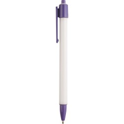 Penna a sfera in plastica viola personalizzata B11026VL