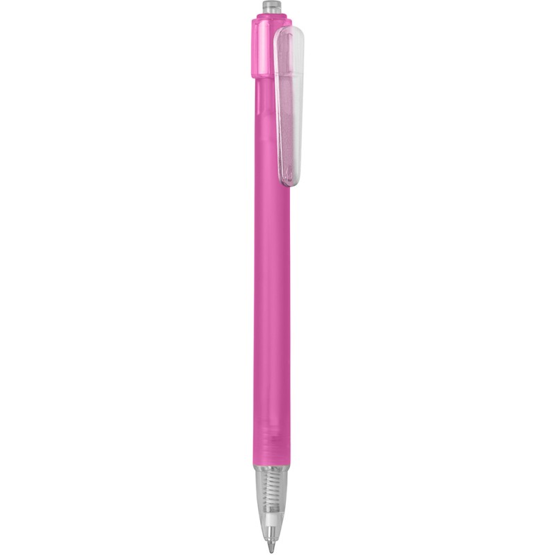 Penna a sfera in plastica fucsia personalizzata B11027FU Penna a sfera in plastica fucsia personalizzata B11027FU