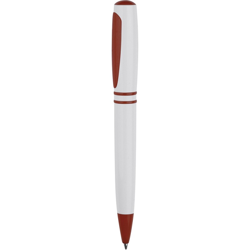 Penna a sfera in plastica rossa personalizzata B11028R
