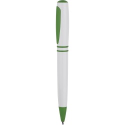 Penna a sfera in plastica verde personalizzata B11028V