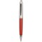 Penna a sfera in plastica e metallo rossa personalizzata B11034R