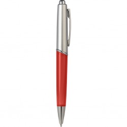 Penna a sfera in plastica e metallo rossa personalizzata B11034R Penna a sfera in plastica e metallo rossa personalizzata B11034R