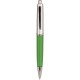 Penna a sfera in plastica e metallo verde personalizzata B11034V