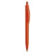 Penna a sfera colori  fluorescenti in plastica arancione personalizzata B11035A